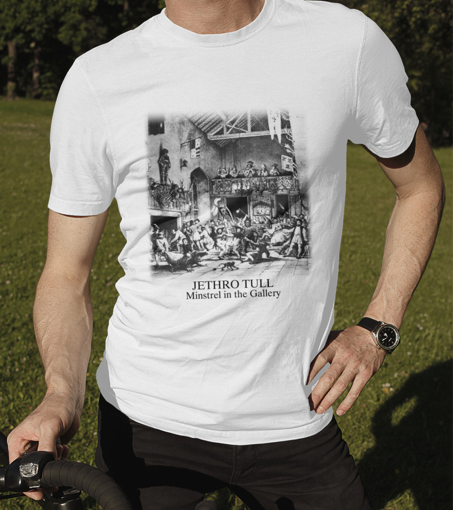 Jethro Tull Minstrel In The Gallery Medieval Scene Gathering T-Shirt