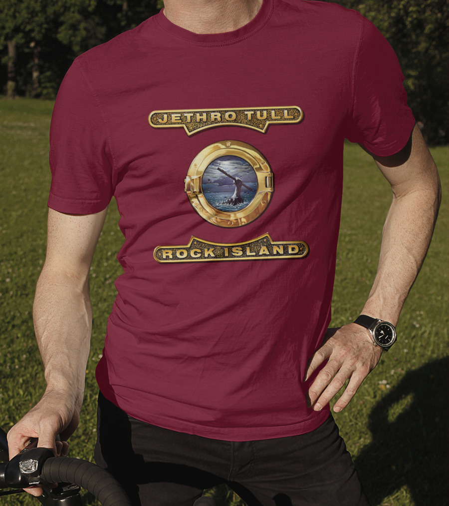 Jethro Tull Rock Island Porthole Album Cover T-Shirt