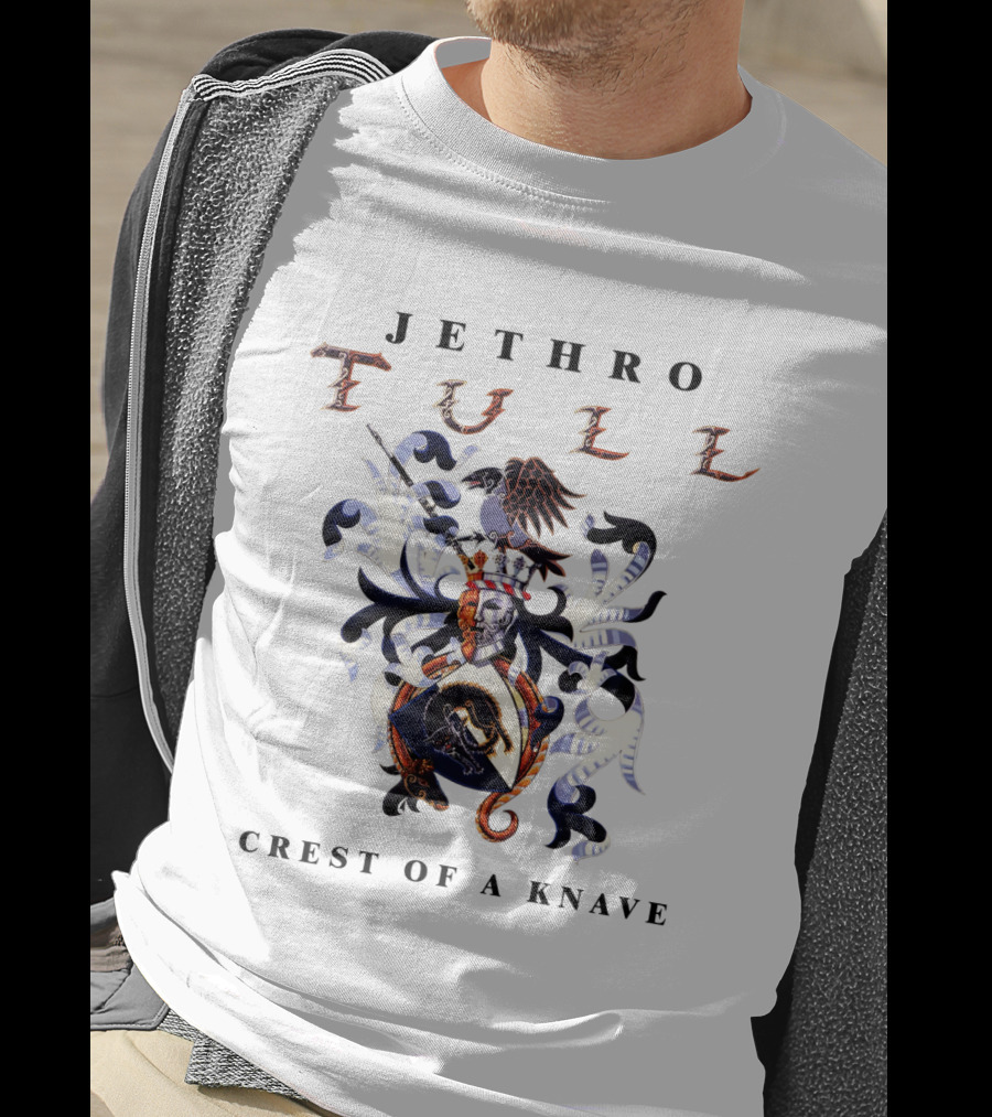 Jethro Tull Crest Of A Knave Detailed Coat Of Arms T-Shirt