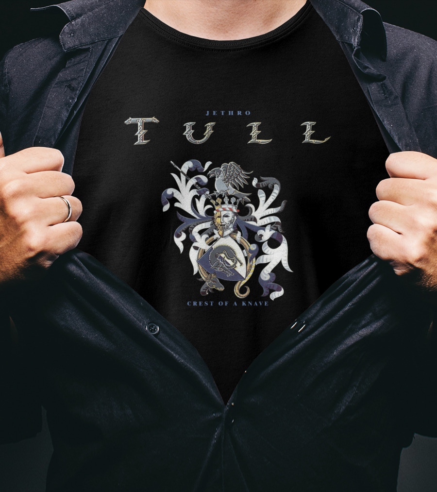 Jethro Tull Crest Of A Knave Medieval Emblem Album Art T-Shirt