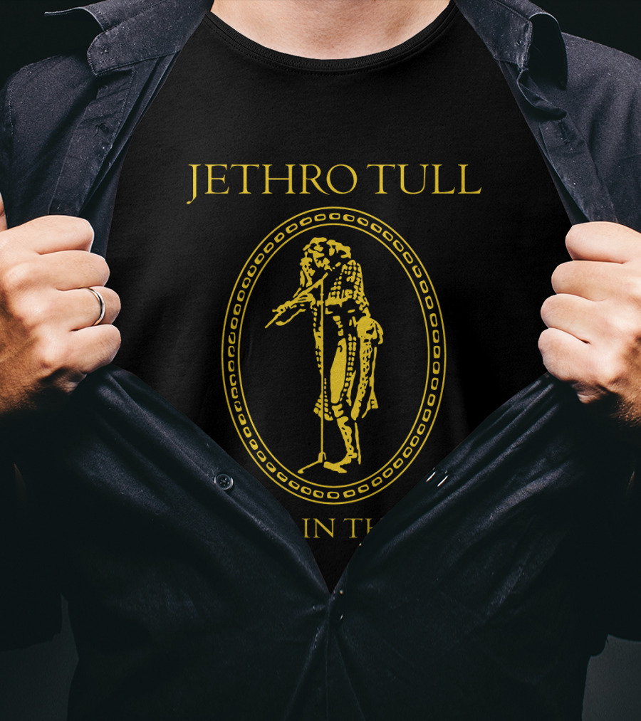 Jethro Tull Living In The Past Vintage Gold Album T-Shirt
