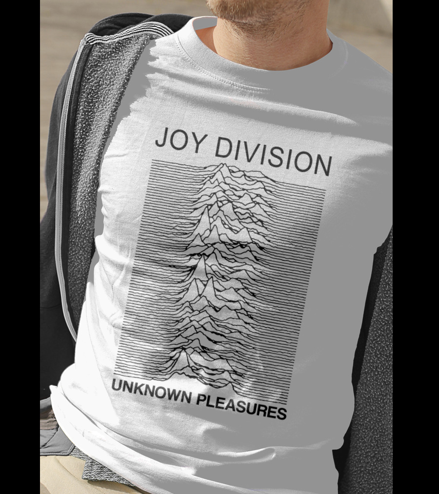 Joy Division Unknown Pleasures Album Cover T-Shirt