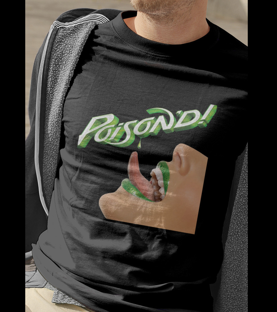 Poison'd Licking Green Lips T-Shirt