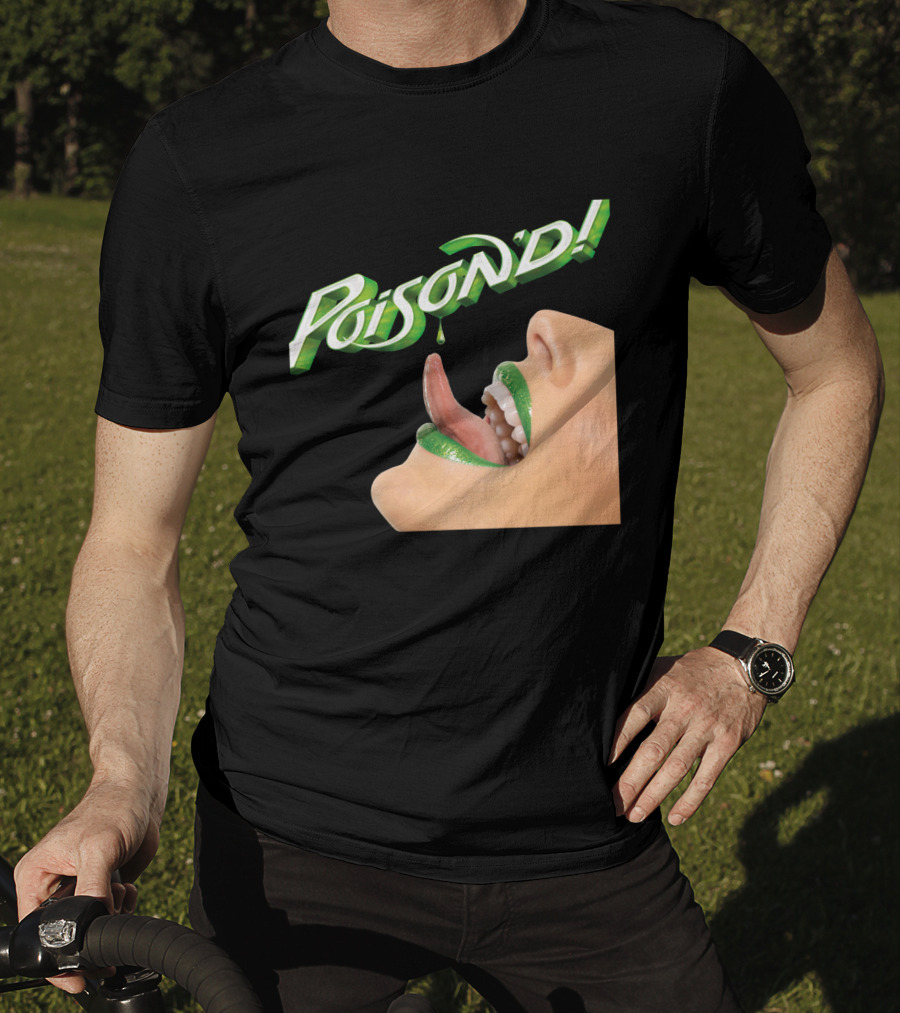 Poison'd Licking Green Lips T-Shirt