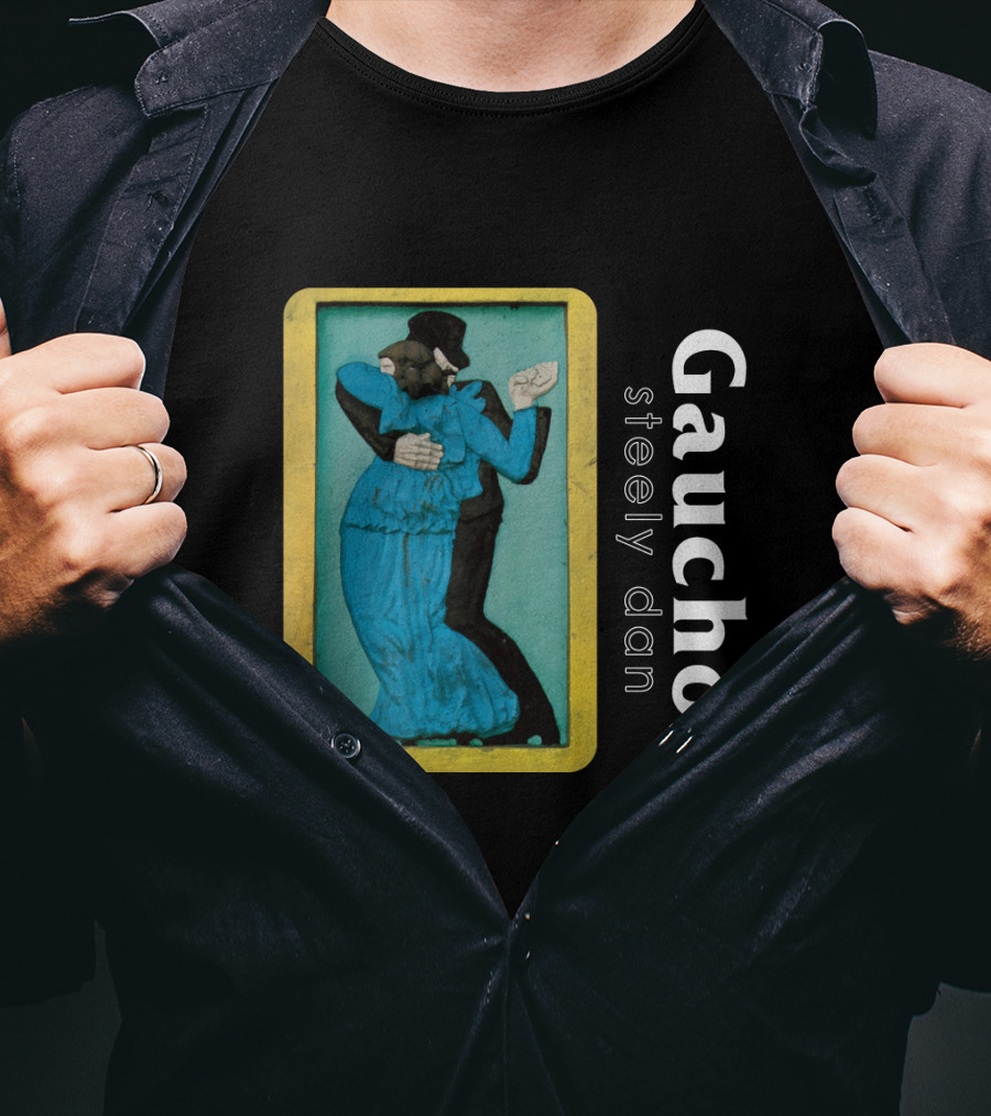 Gaucho Steely Dan Dancing Couple Artwork T-Shirt