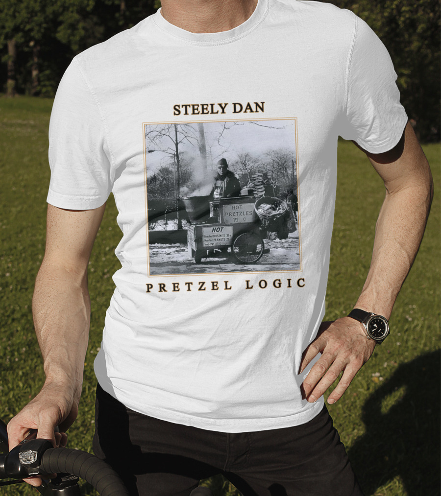 Steely Dan Pretzel Logic Hot Pretzels 15 Cents T-Shirt