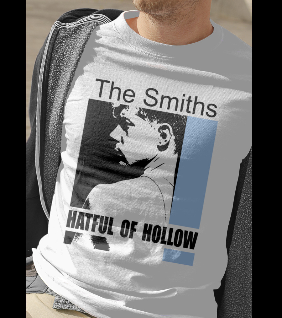 The Smiths Hatful Of Hollow Album Cover Art Black And Blue Silhouette T-Shirt