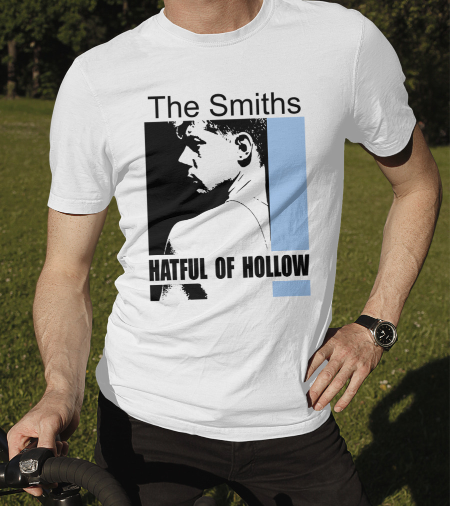 The Smiths Hatful Of Hollow Album Cover Art Black And Blue Silhouette T-Shirt