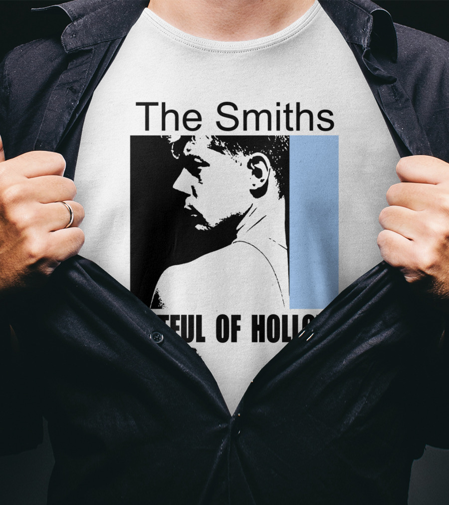 The Smiths Hatful Of Hollow Album Cover Art Black And Blue Silhouette T-Shirt