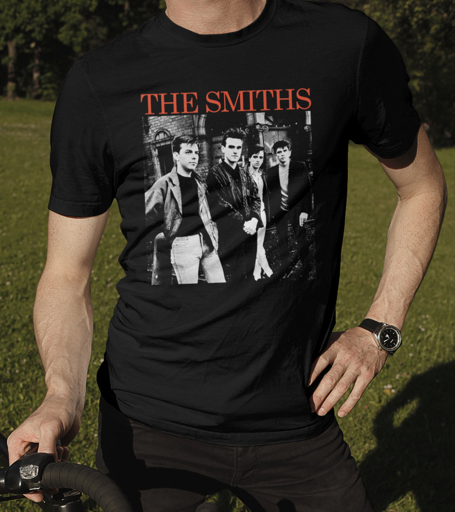The Smiths 1980S Band Black And White Group T-Shirt
