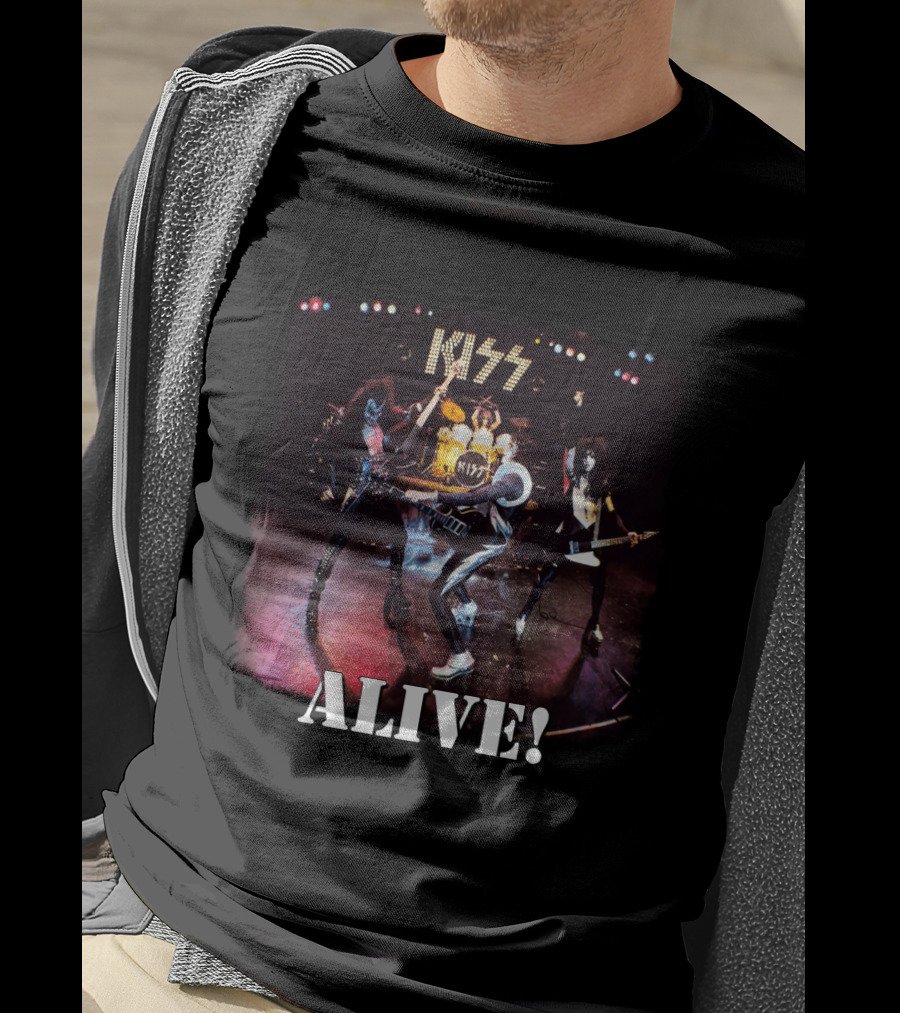Kiss Alive! Concert Performance Scene T-Shirt