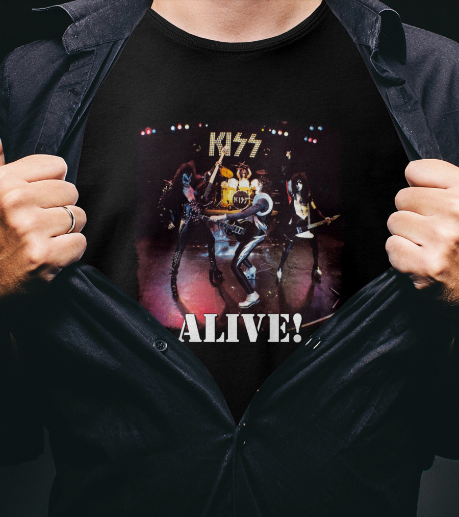 Kiss Alive! Concert Performance Scene T-Shirt