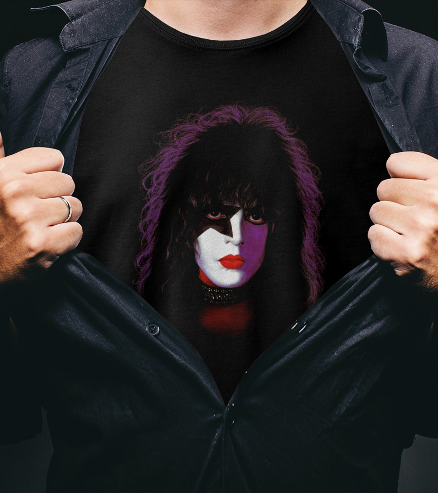 Ki (34) Paul Stanley Starchild Makeup Face T-Shirt