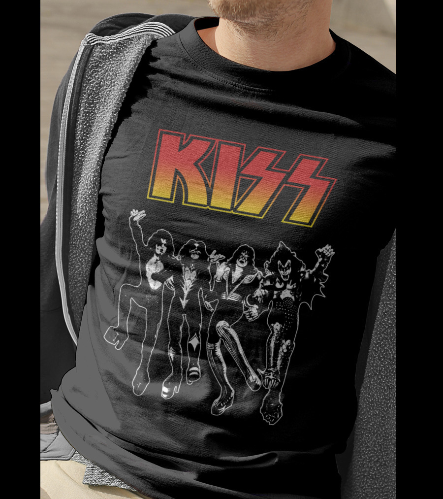 Kiss Band Iconic Members T-Shirt