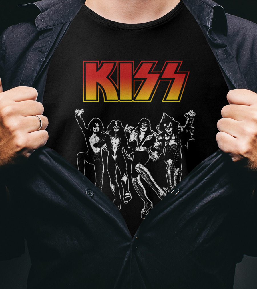 Kiss Band Iconic Members T-Shirt