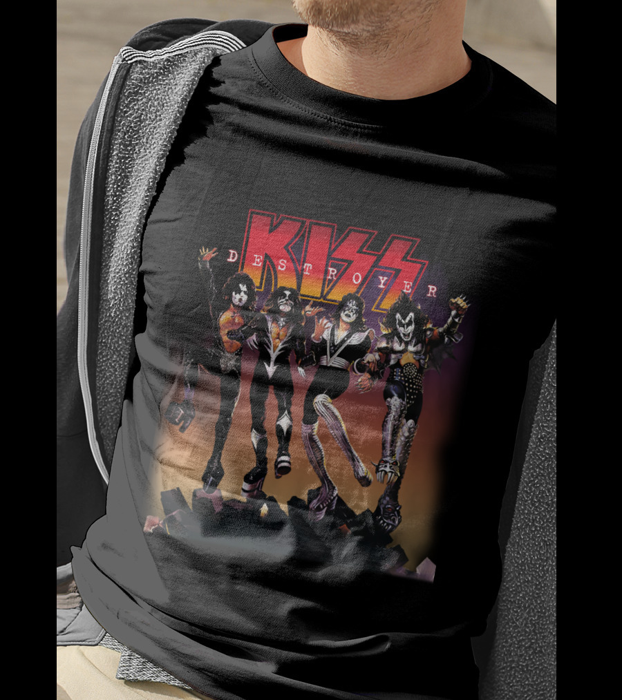Kiss Destroyer Album Cover Art T-Shirt