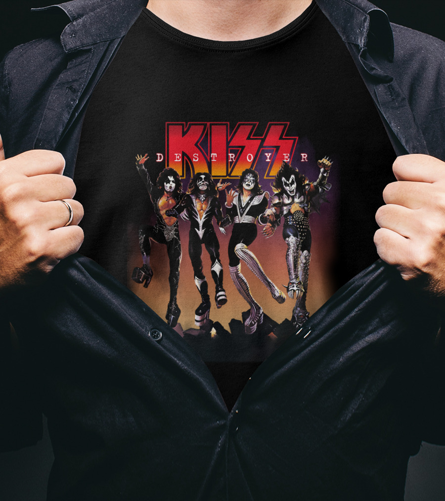 Kiss Destroyer Album Cover Art T-Shirt
