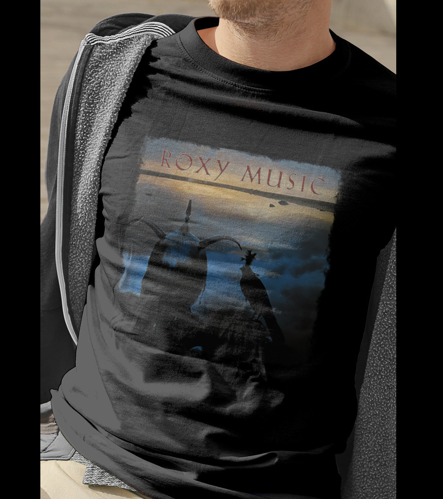 Roxy Music Album Cover With Mystical Landscape Scene T-Shirt