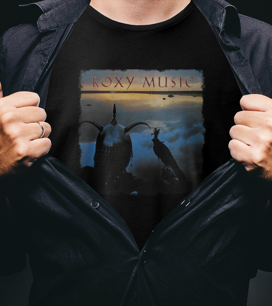 Roxy Music Album Cover With Mystical Landscape Scene T-Shirt