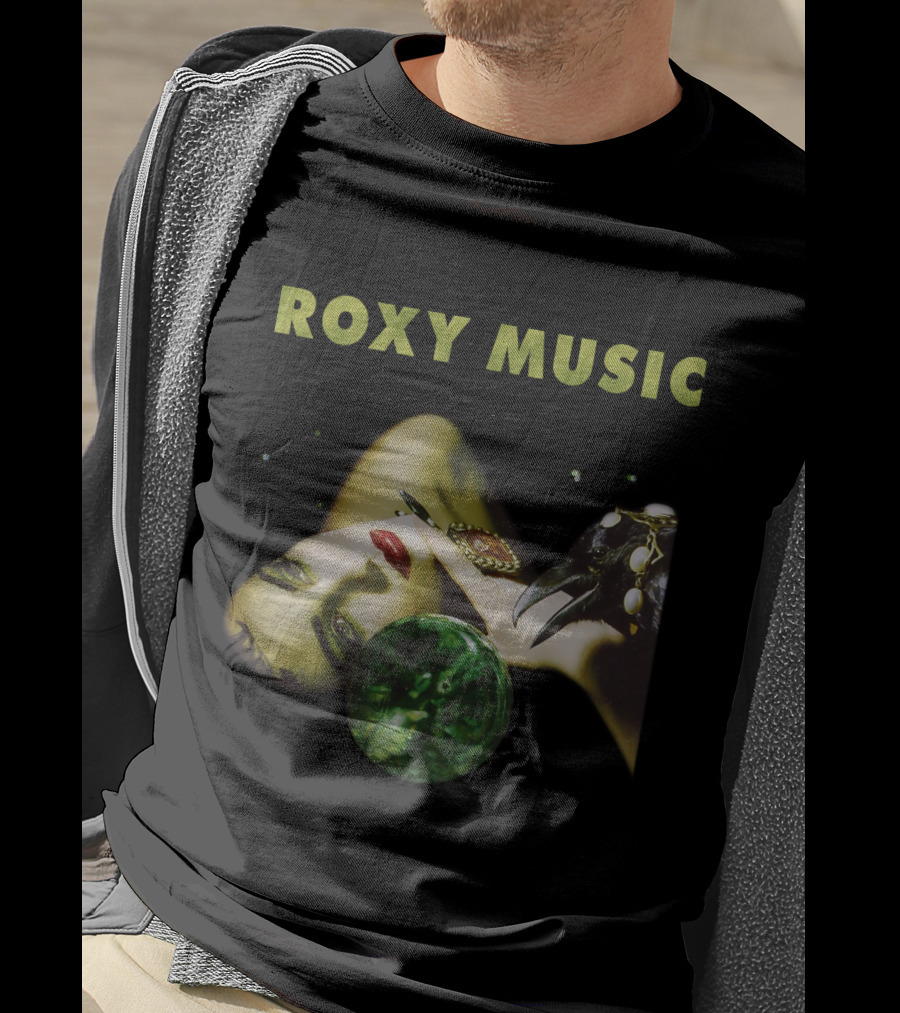 Roxy Music Vintage Album Cover Art T-Shirt