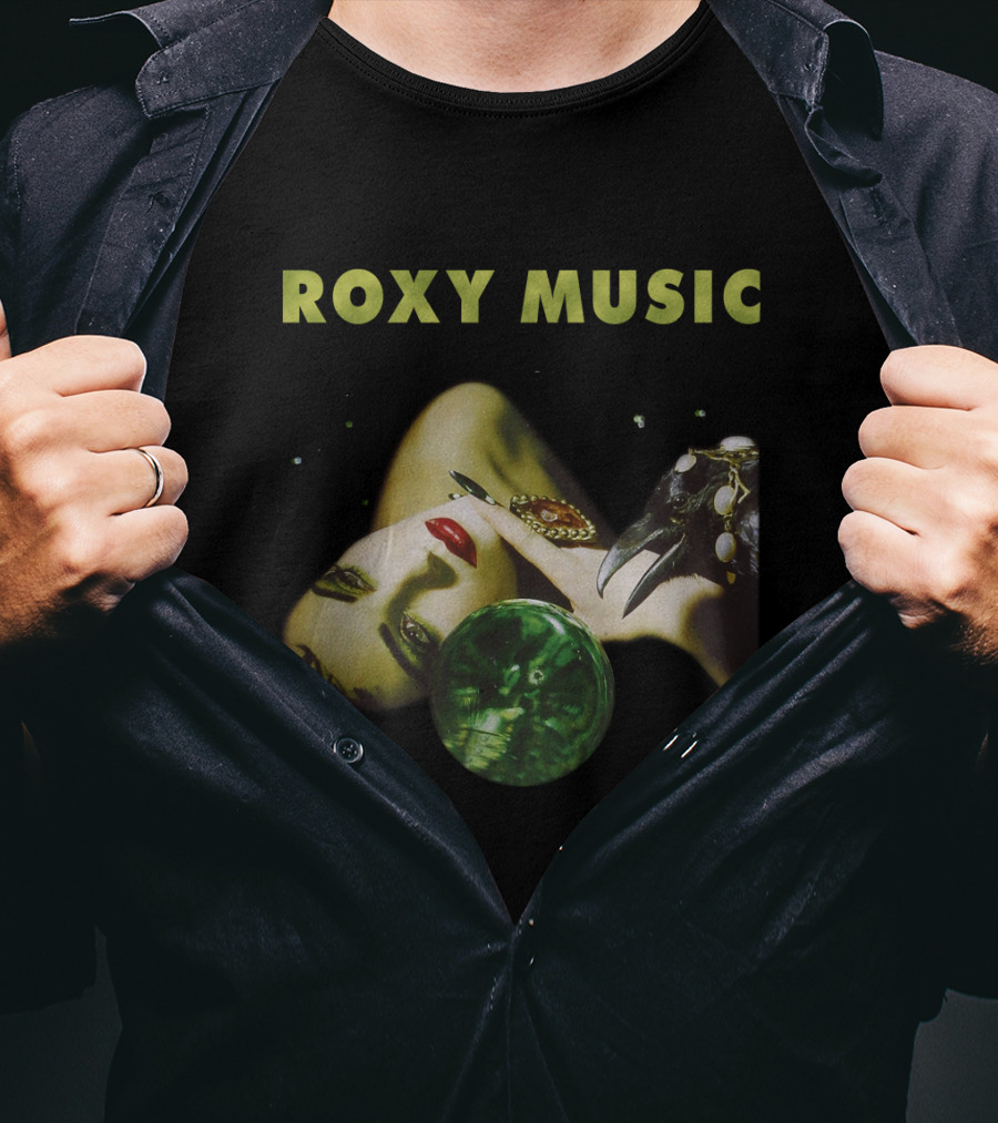 Roxy Music Vintage Album Cover Art T-Shirt