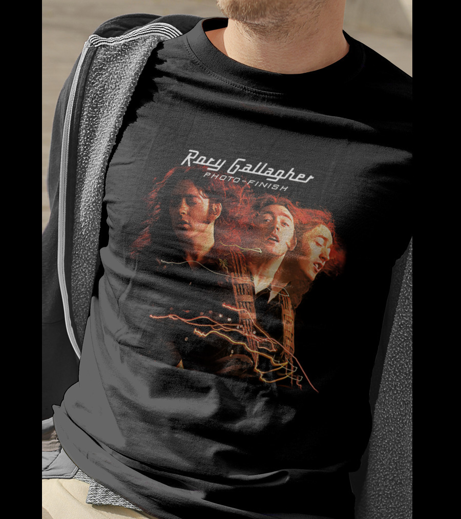 Rory Gallagher Photo-Finish Album Cover T-Shirt
