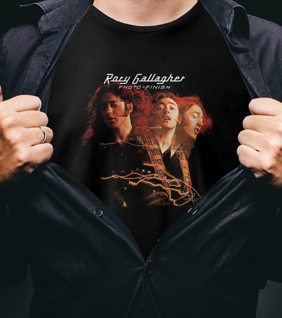 Rory Gallagher Photo-Finish Album Cover T-Shirt