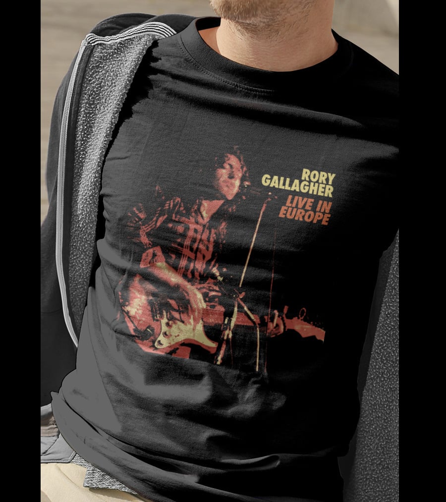 Rory Gallagher Live In Europe T-Shirt