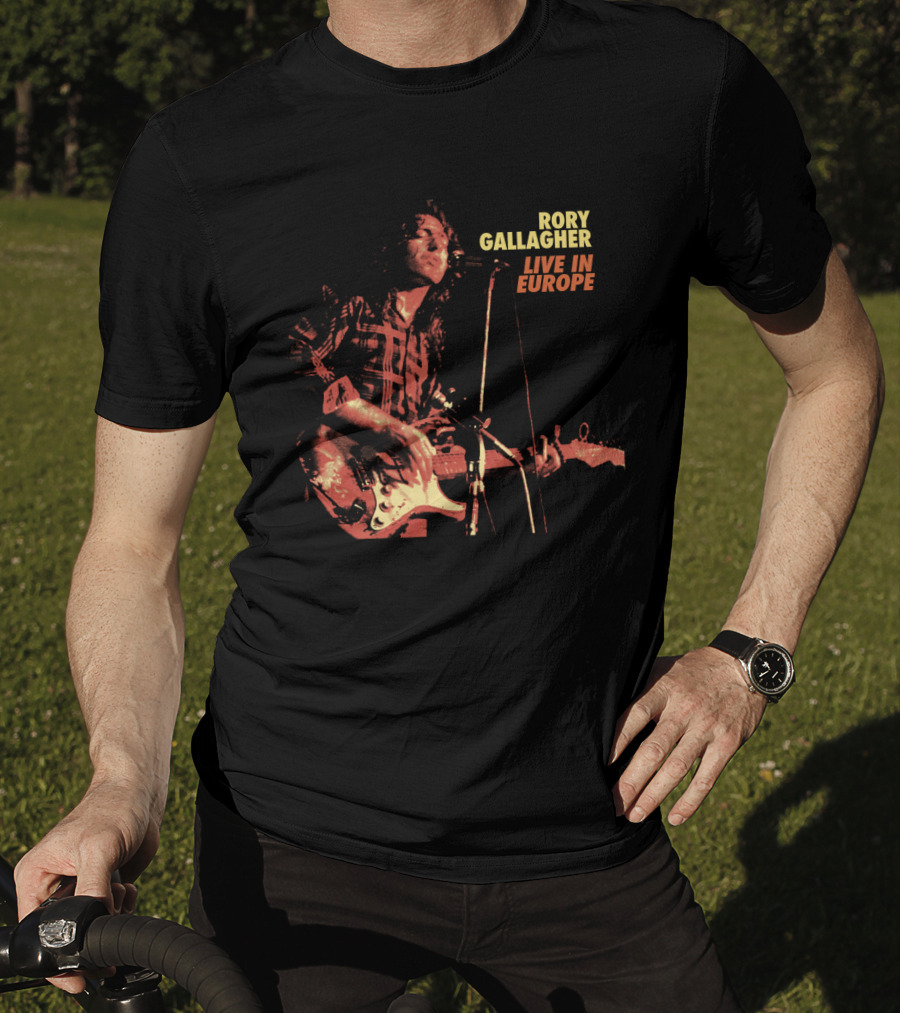 Rory Gallagher Live In Europe T-Shirt