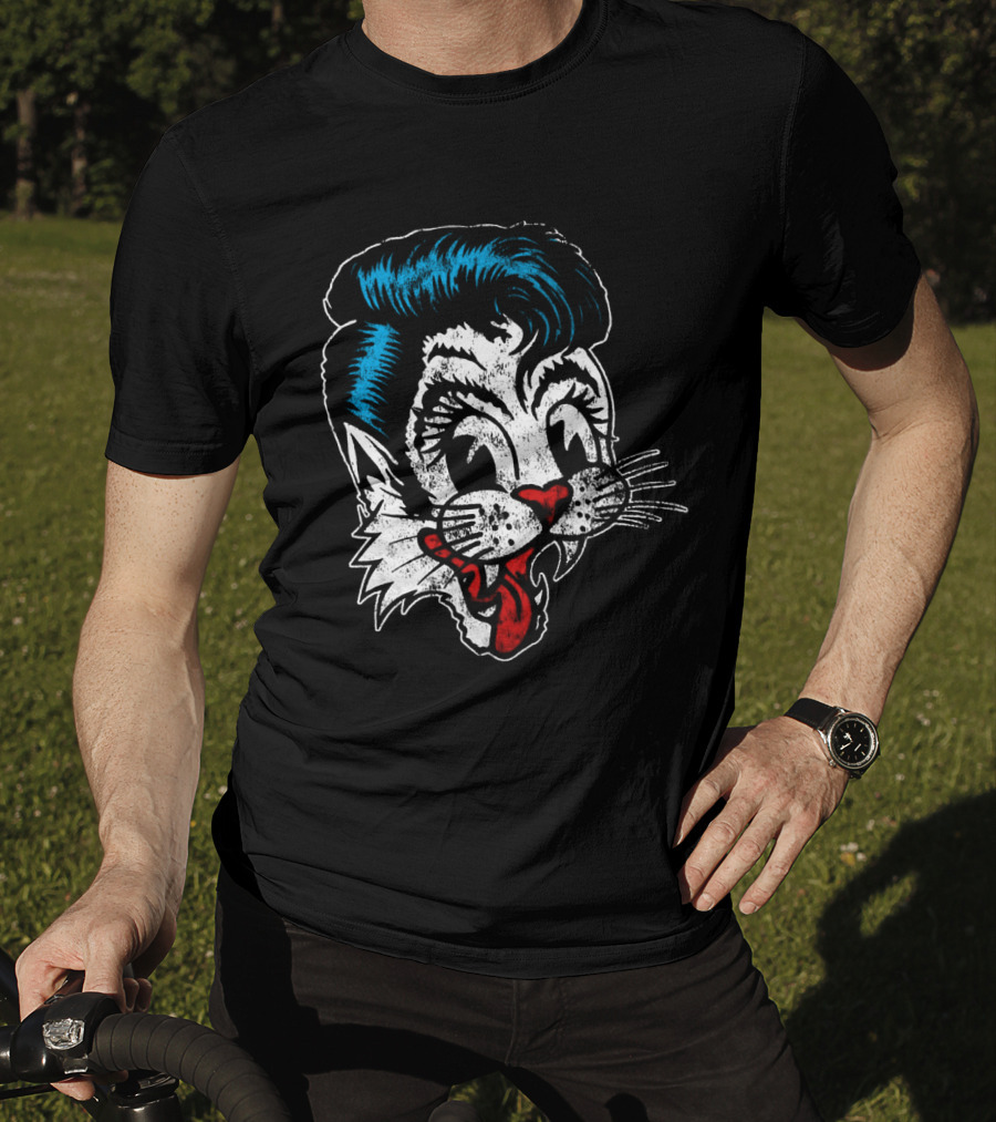 Rockabilly Cat T-Shirt
