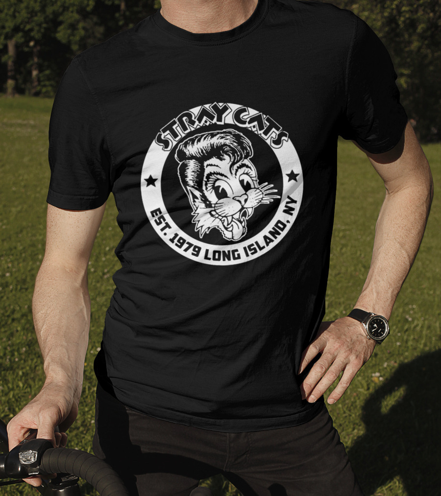 Stray Cats Est. 1979 Long Island Ny Retro T-Shirt