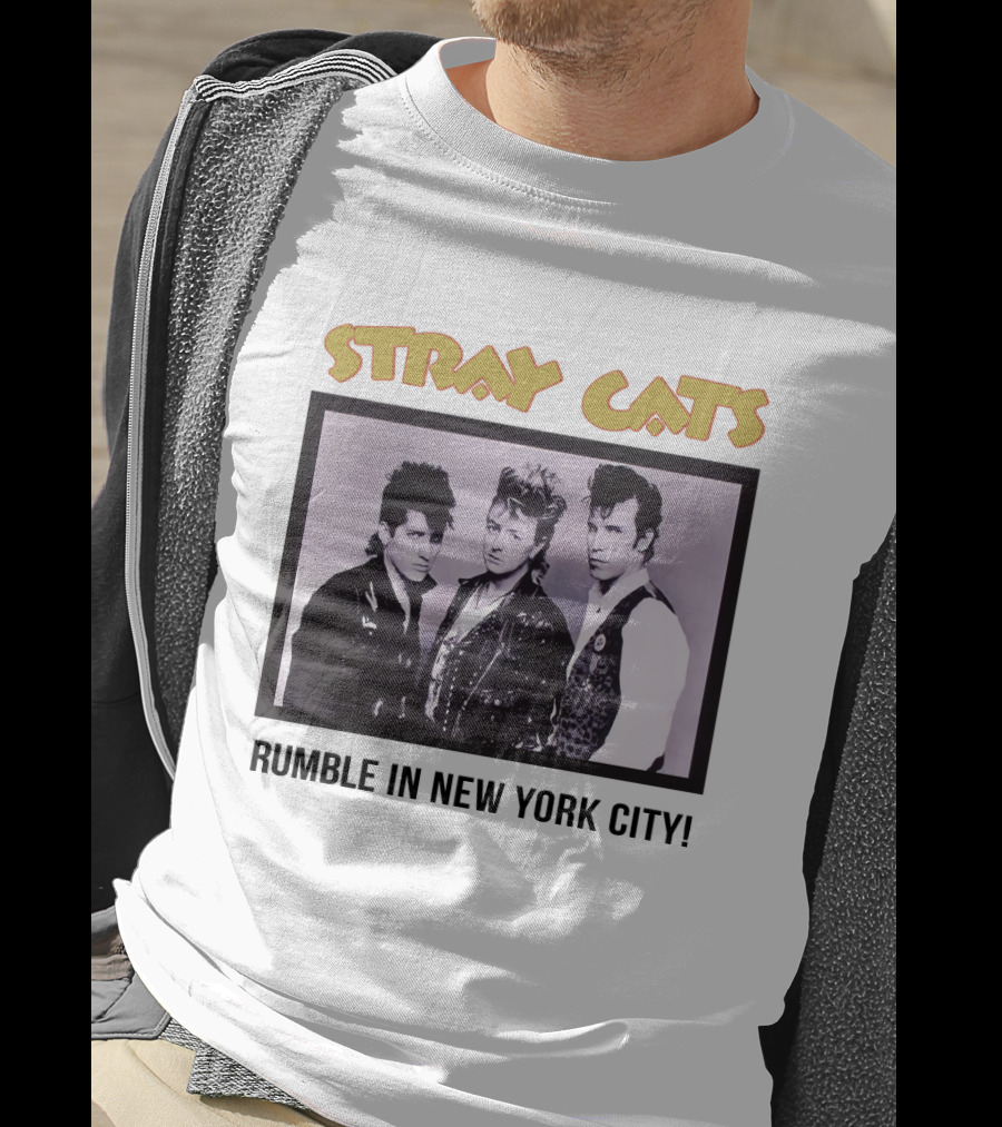 Stray Cats Rumble In New York City T-Shirt