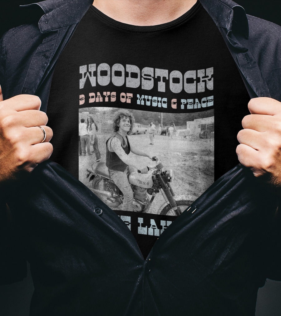 Woodstock 3 Days Of Music & Peace White Lake '69 T-Shirt