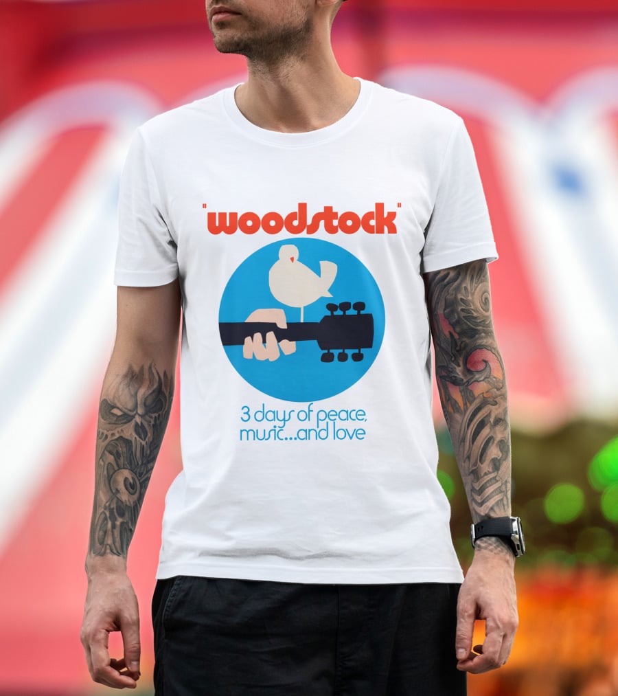 Woodstock 3 Days Of Peace Music And Love T-Shirt