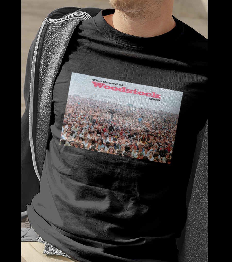 The Crowd At Woodstock 1969 T-Shirt