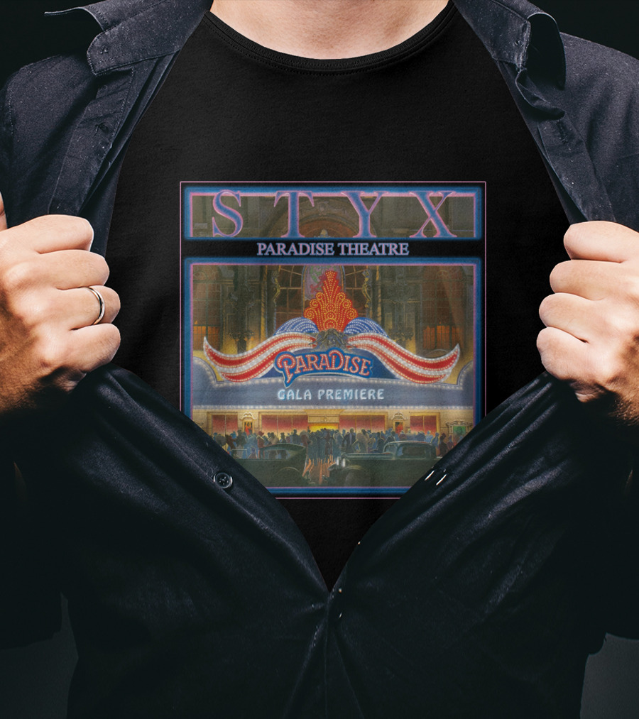 Styx Paradise Theatre Gala Premiere T-Shirt