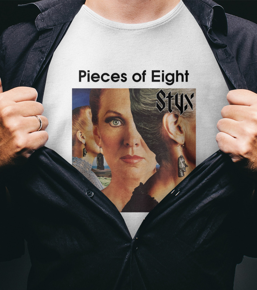Pieces Of Eight Styx Album Artwork T-Shirt