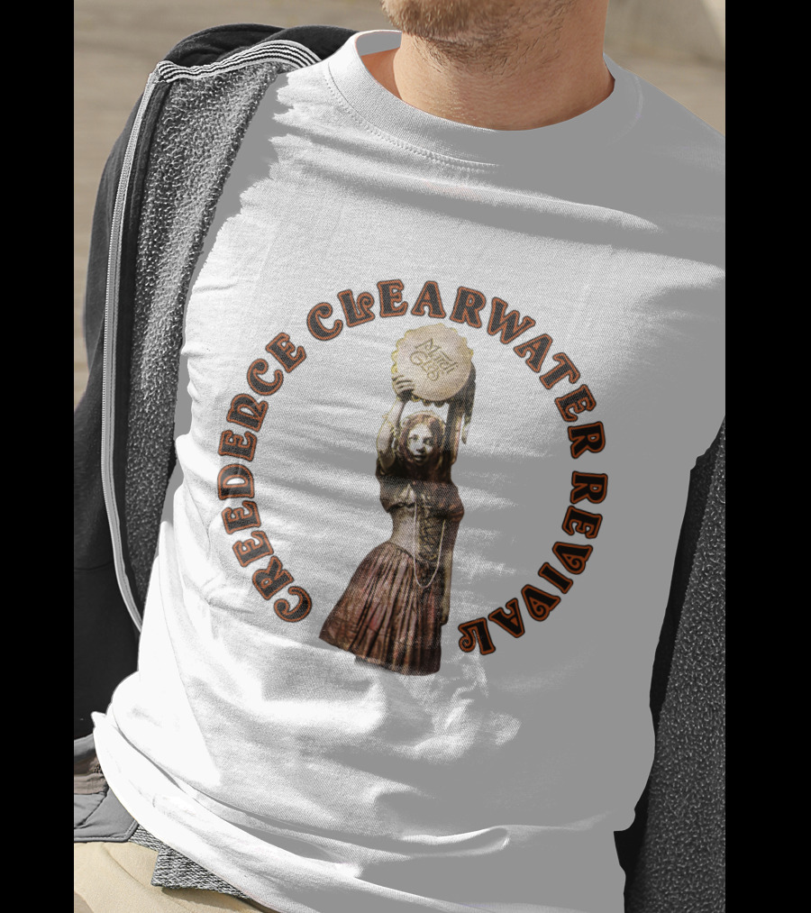 Creedence Clearwater Revival Dancing Girl With Tambourine T-Shirt