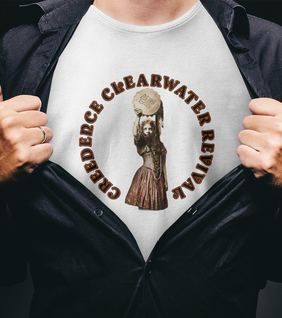 Creedence Clearwater Revival Dancing Girl With Tambourine T-Shirt