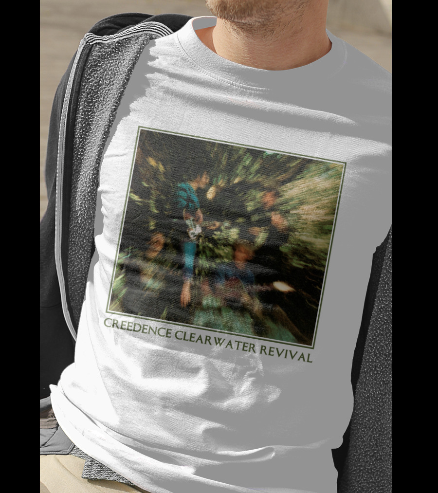 Creedence Clearwater Revival Blurred Band Photo T-Shirt