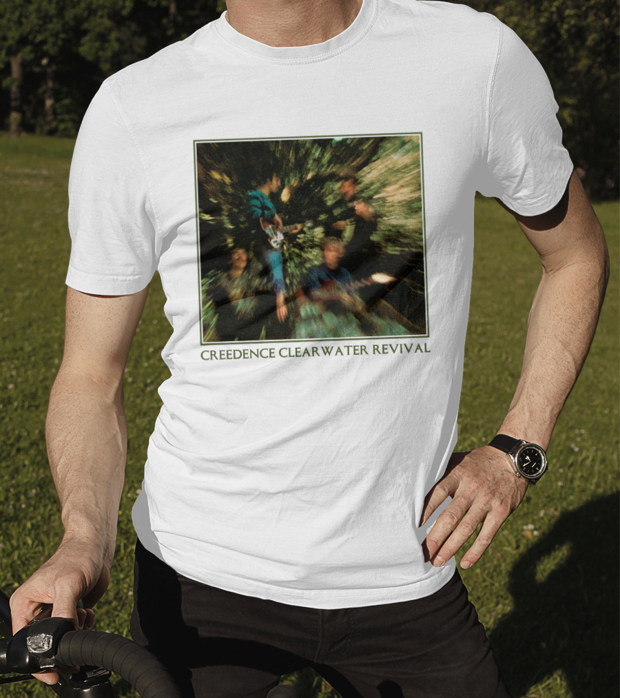 Creedence Clearwater Revival Blurred Band Photo T-Shirt