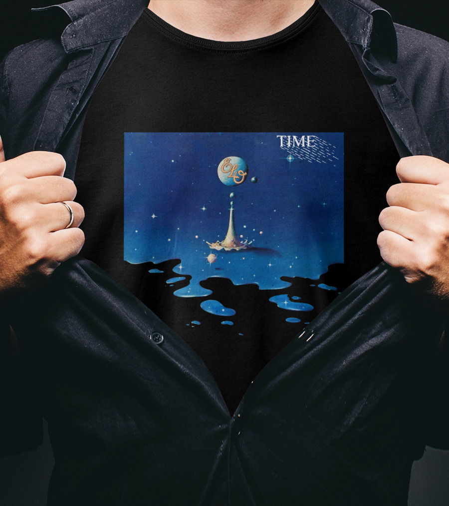 Elo Time Album Cover Space Scene T-Shirt