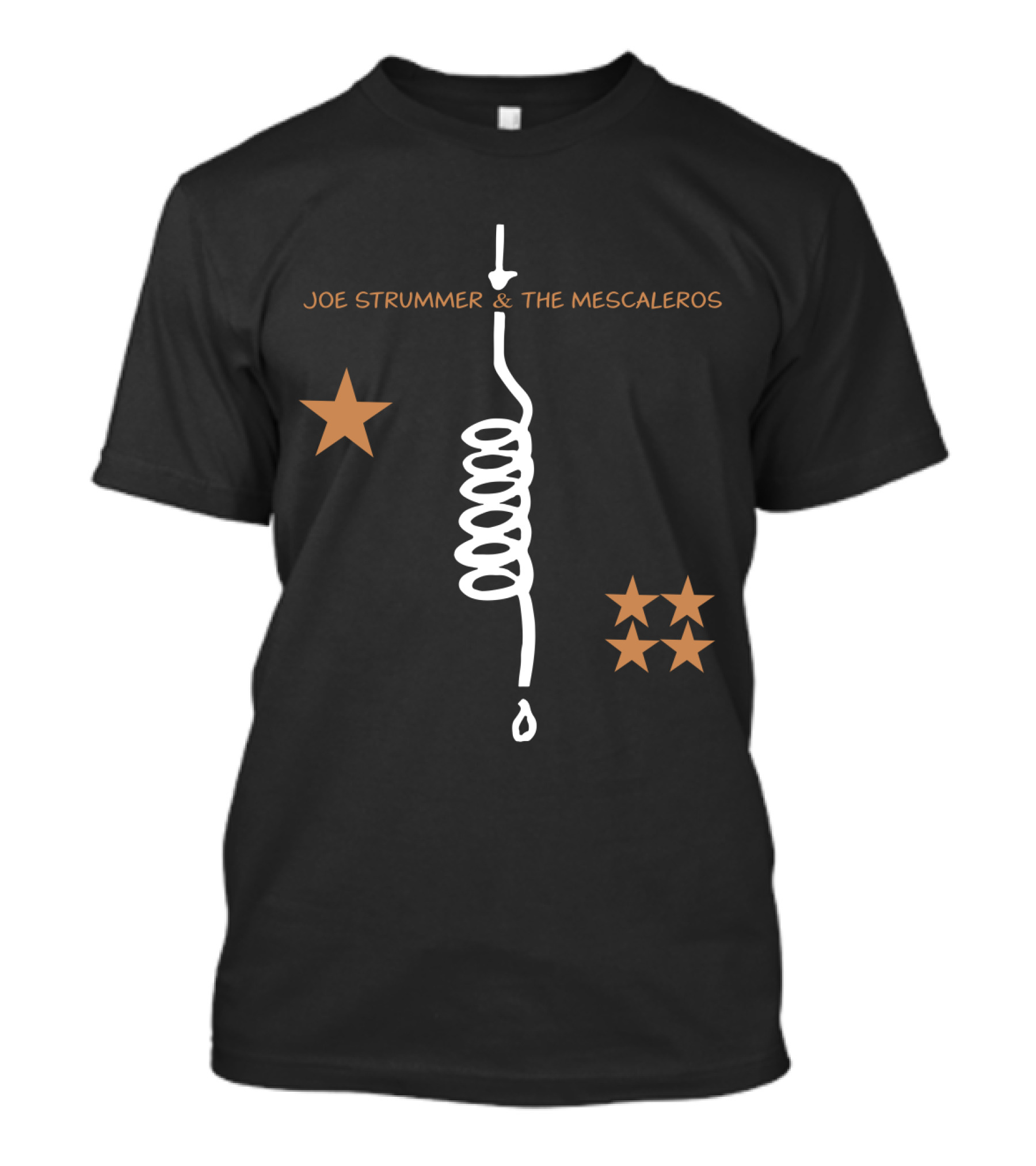 Joe Strummer & The Mescaleros Star Spiral Iconography T-Shirt