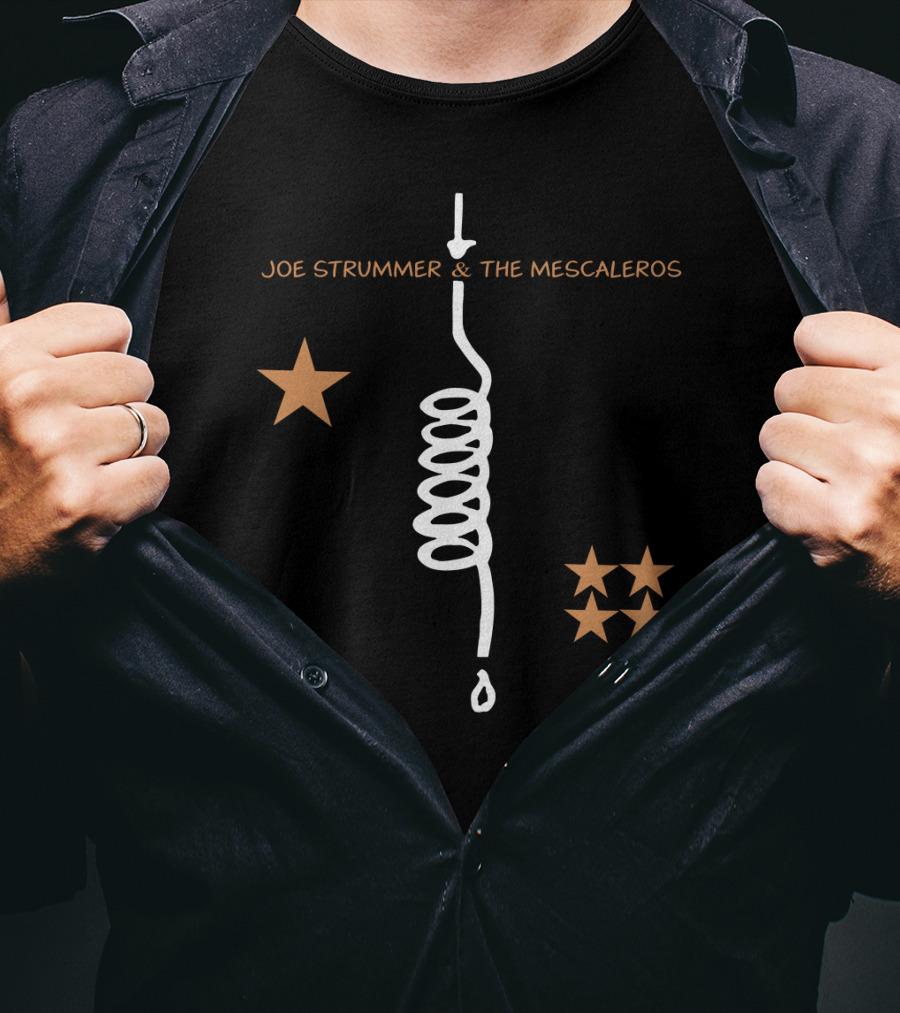 Joe Strummer & The Mescaleros Star Spiral Iconography T-Shirt