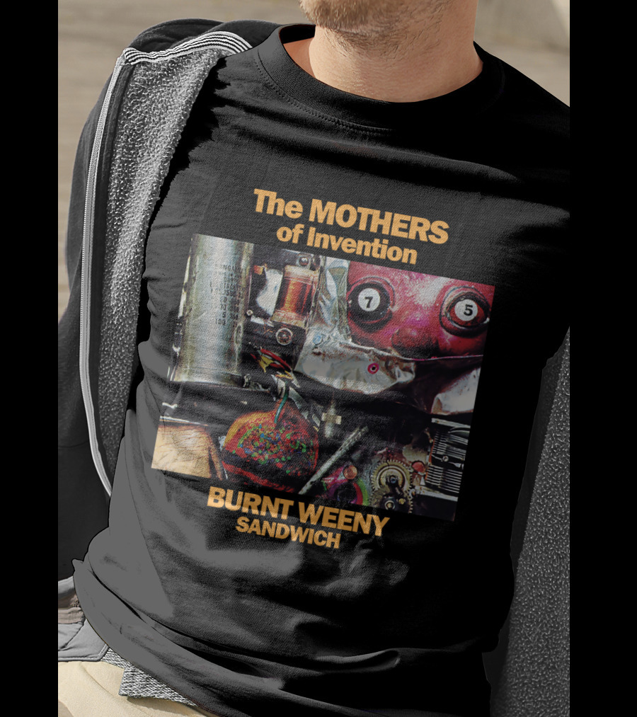 The Mothers Of Invention Burnt Weeny Sandwich Vintage Album Cover T-Shirt