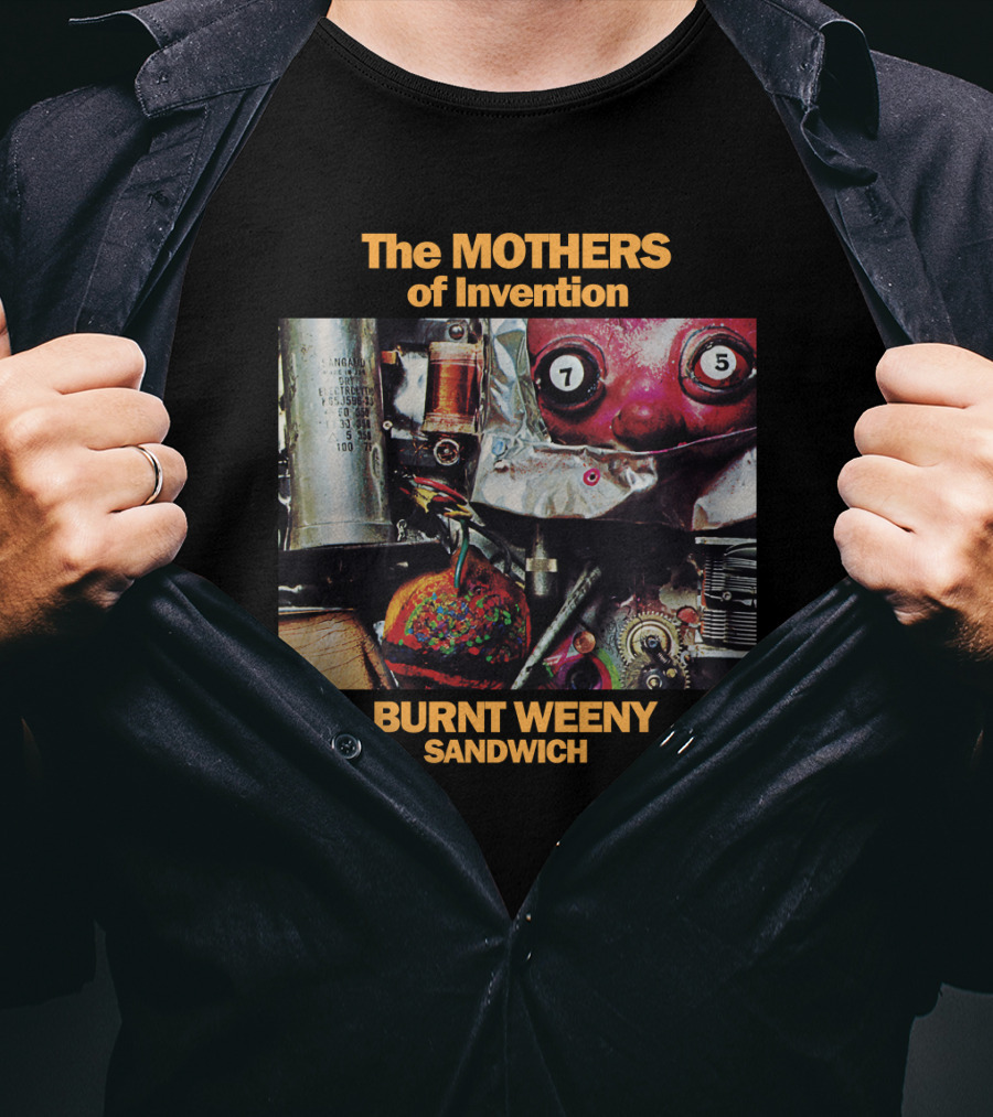 The Mothers Of Invention Burnt Weeny Sandwich Vintage Album Cover T-Shirt