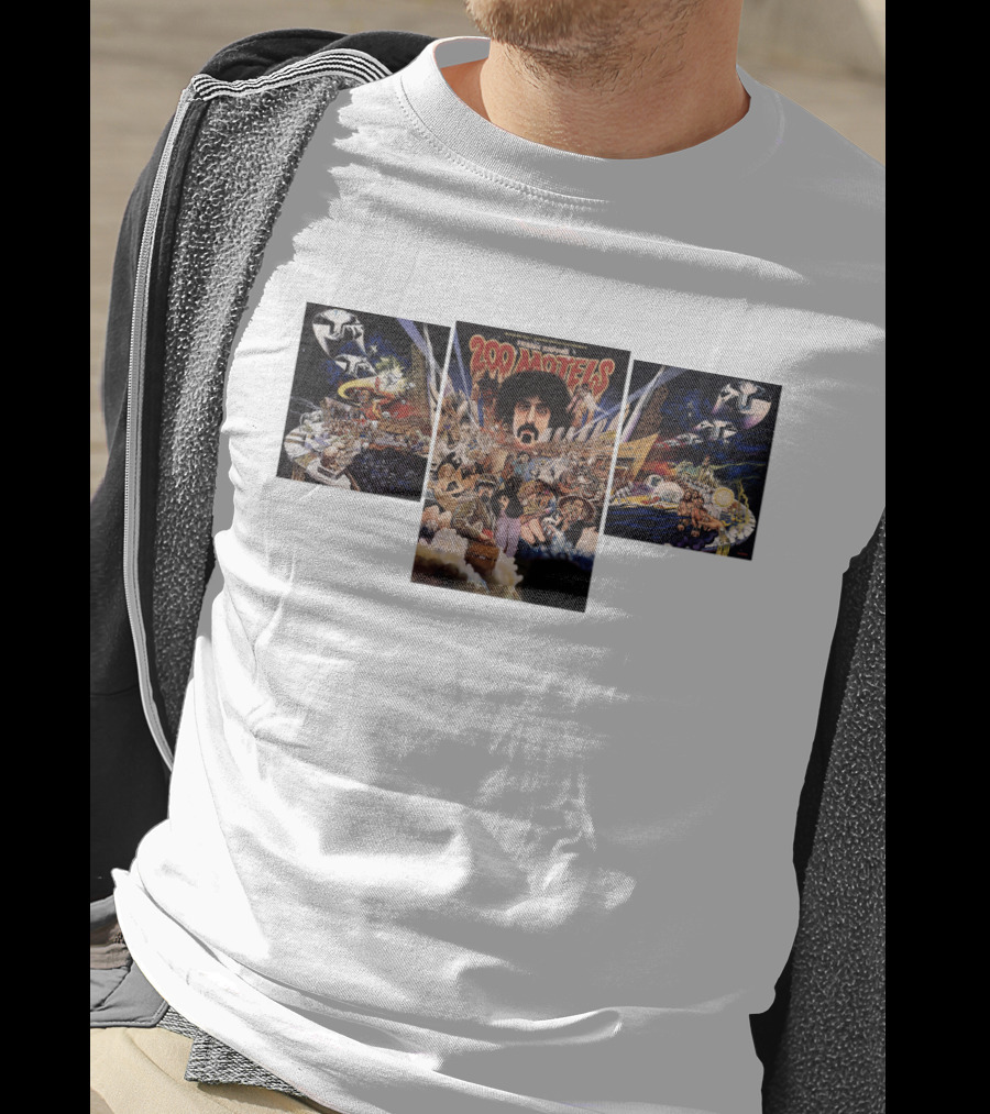 Motels Frank Zappa Album Cover Collage Retro Art T-Shirt