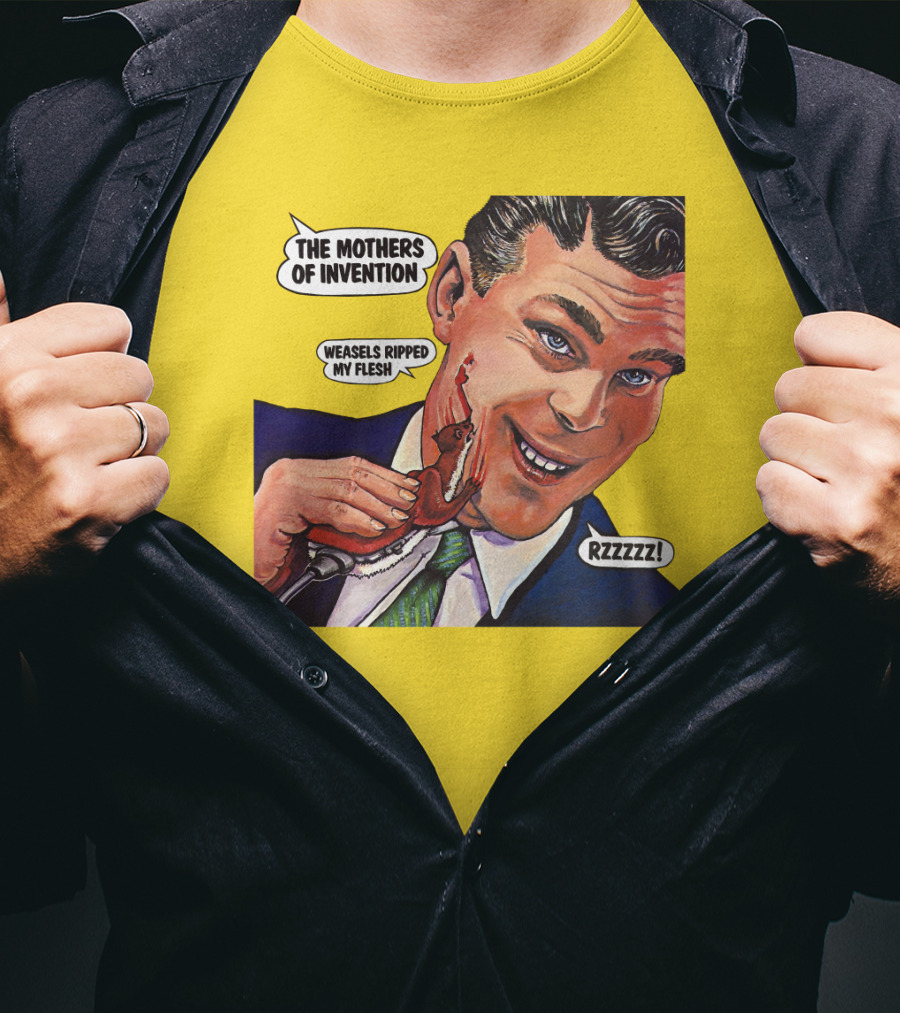 The Mothers Of Invention Weasels Ripped My Flesh Rzzzzz! Tmoi T-Shirt