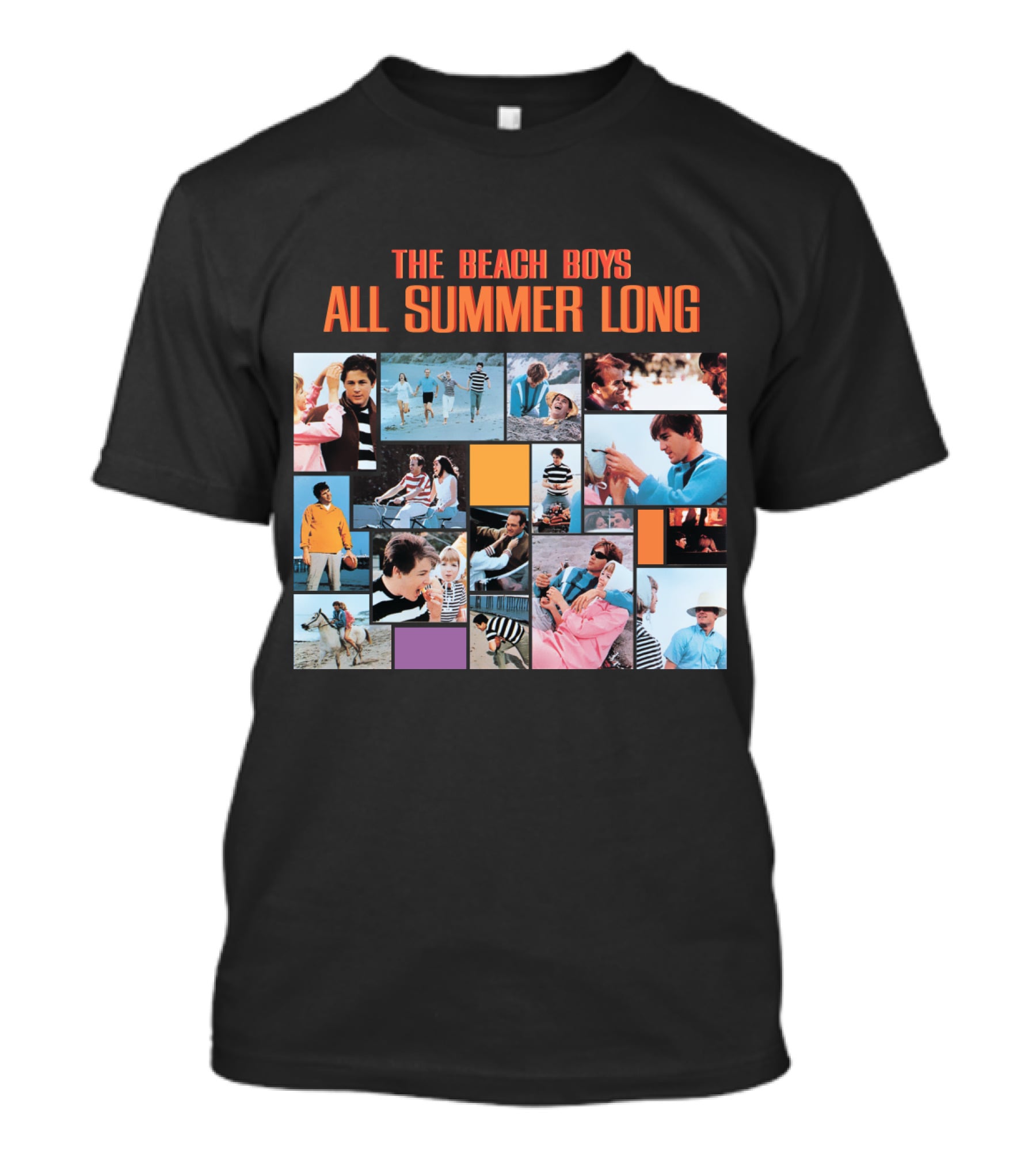 The Beach Boys All Summer Long Collage Vibrant Nostalgic T-Shirt