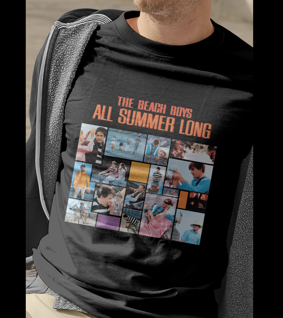 The Beach Boys All Summer Long Collage Vibrant Nostalgic T-Shirt